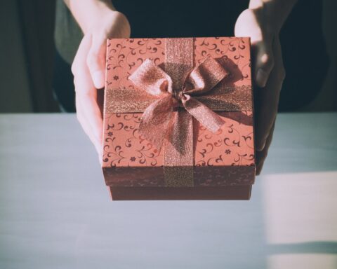 brown gift box